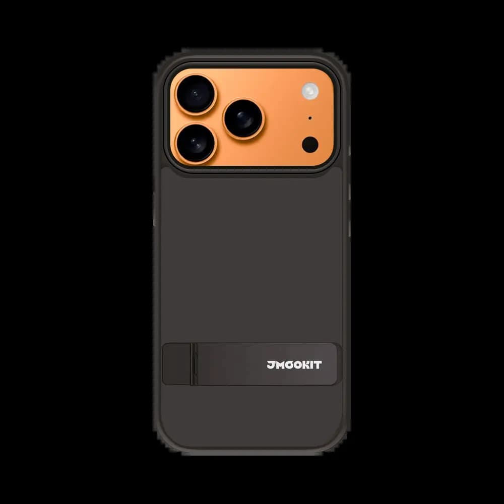 Coque de Protection Metal Bracket JMGOKIT pour Apple iPhone 17 Pro Noir