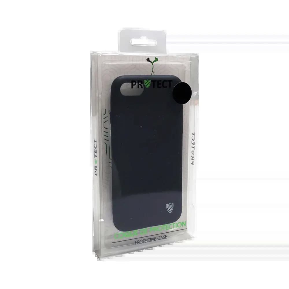 Coque Silicone PROTECT pour Huawei P40 Lite 5G Noir