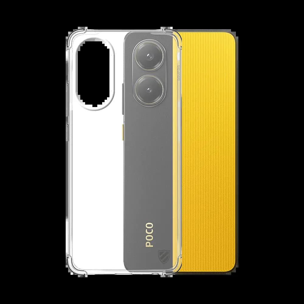 Coque Silicone Renforcée PROTECT pour Xiaomi Poco X7 Pro 5G Transparent