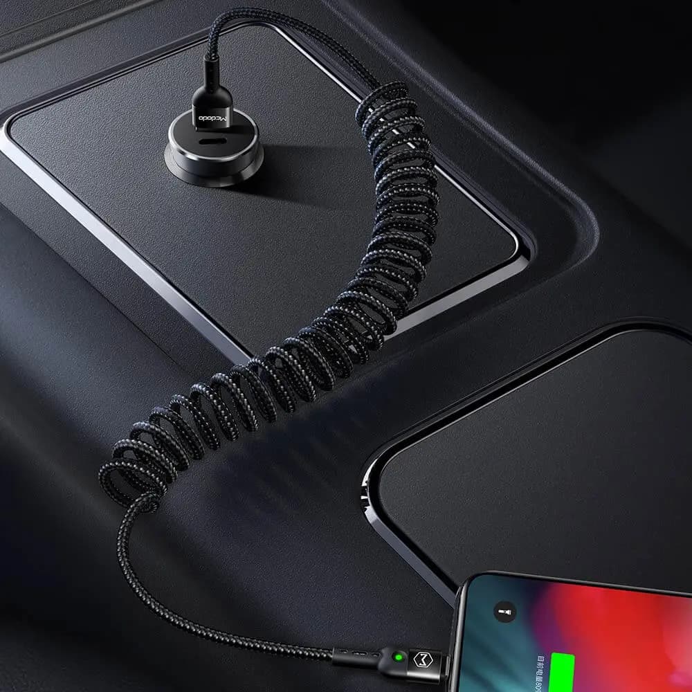 Câble Data USB vers USB-C Mcdodo (avec LED) 1.8m Noir