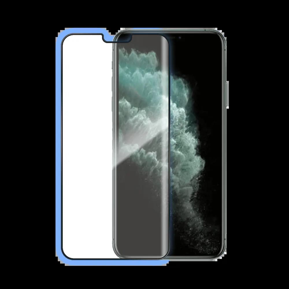 Verre trempé intégral 5D 9H – protection écran compatible Apple iPhone 11 Pro Max / XS Max – PROTECT Noir