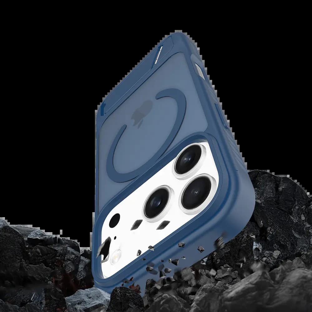 Coque de Protection MagSafe avec Support PROTECT pour Apple iPhone Air Bleu