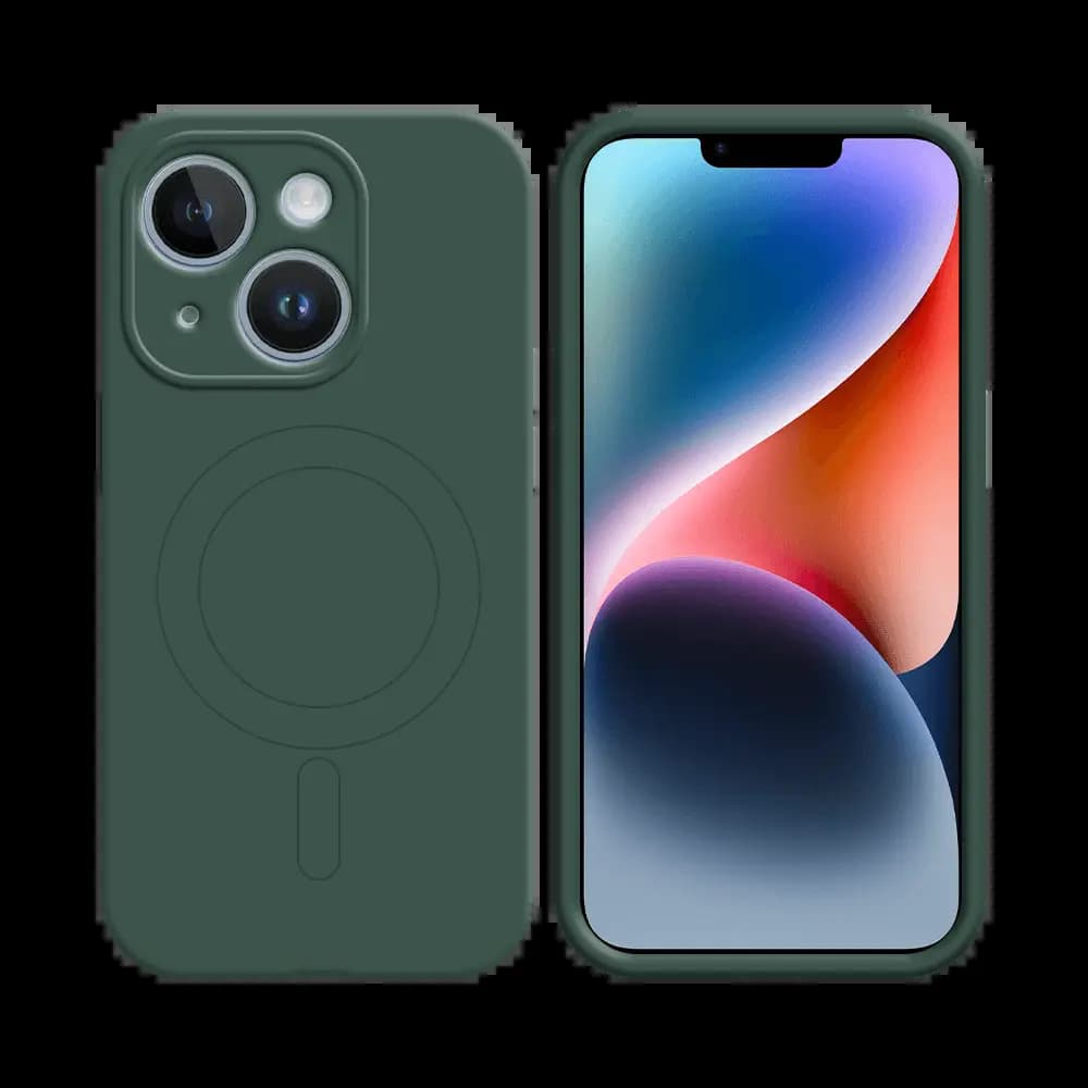 Coque de Protection PROTECT pour Apple iPhone 14 MagSafe Vert Foncé