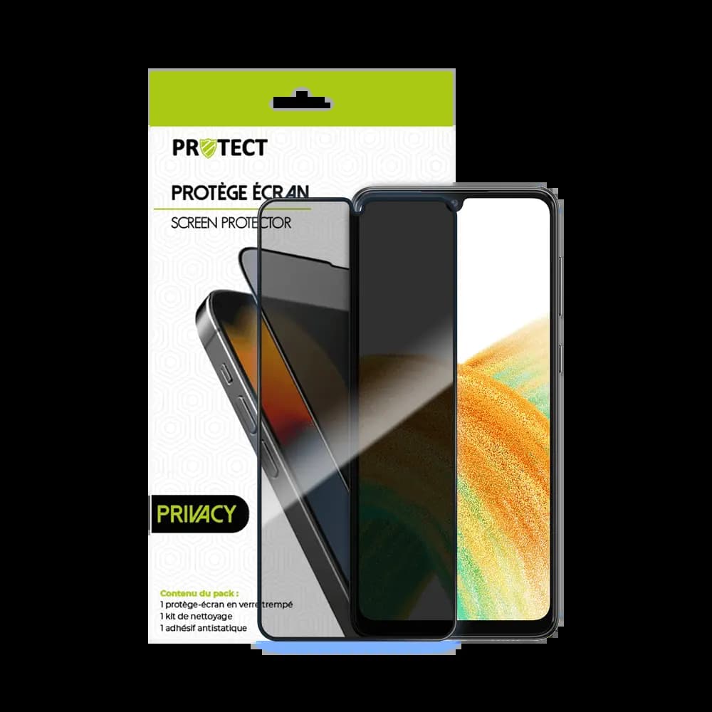 Verre Trempé PRIVACY PROTECT pour Samsung Galaxy A33 5G Transparent
