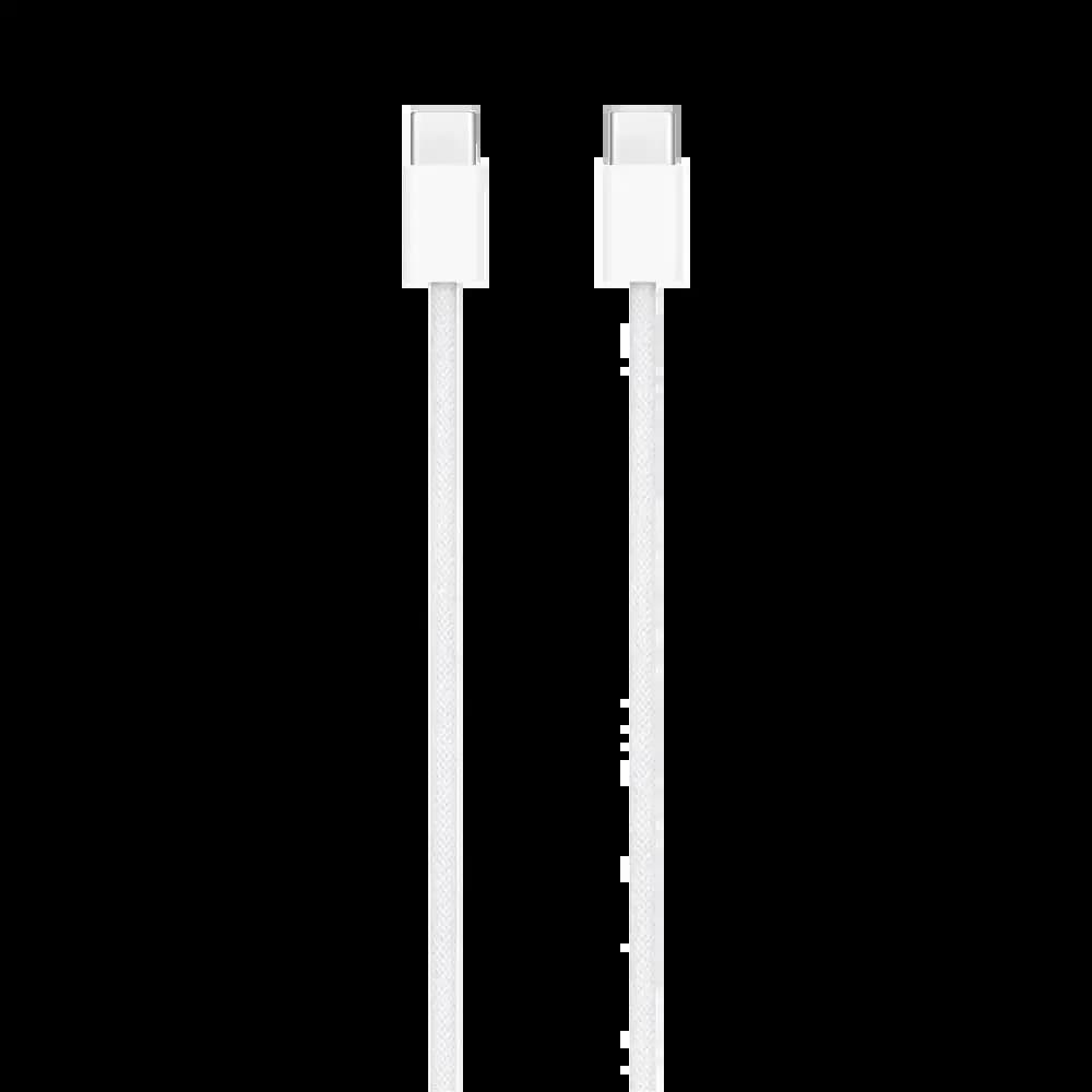Câble Data Type-C vers Type-C Apple 60W (1m) Blanc