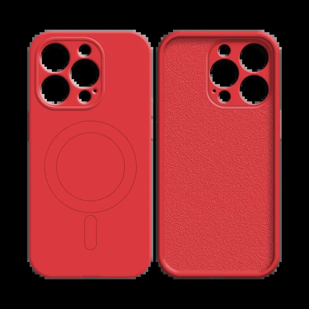 Coque de Protection PROTECT pour Apple iPhone 15 Pro MagSafe Rouge