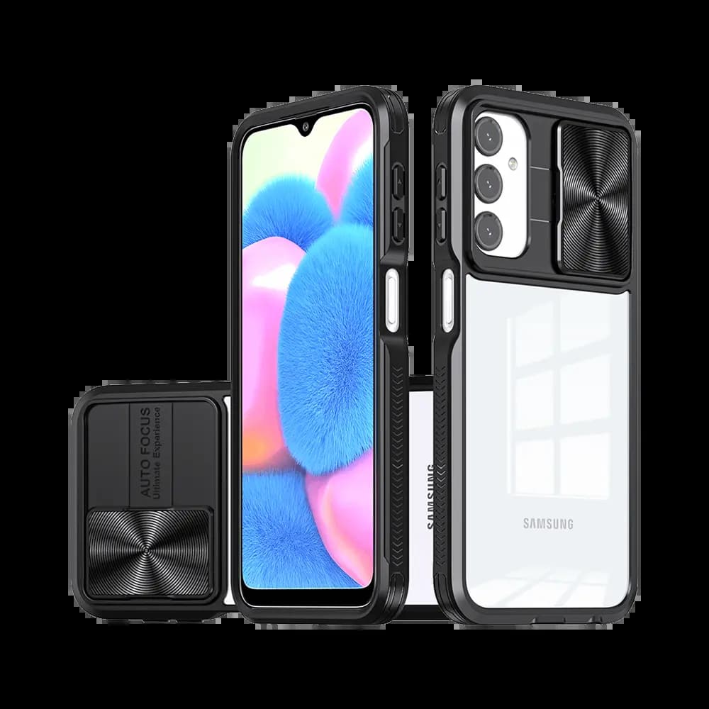 Coque avec cache caméra – Samsung Galaxy A16 5G A166/Galaxy A16 4G A165/Galaxy A17 5G – PROTECT IE027 Noir