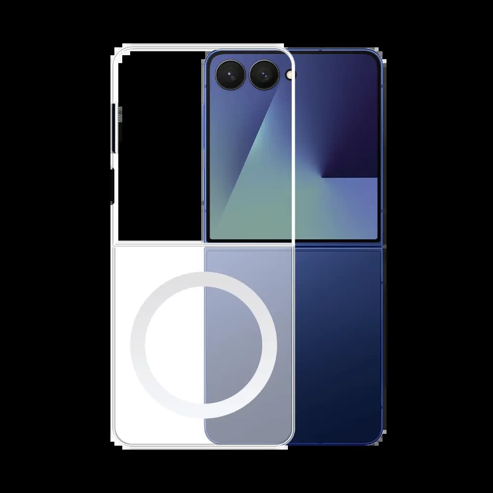 Coque transparente silicone MagSafe – Samsung Galaxy Z Flip 7 5G 