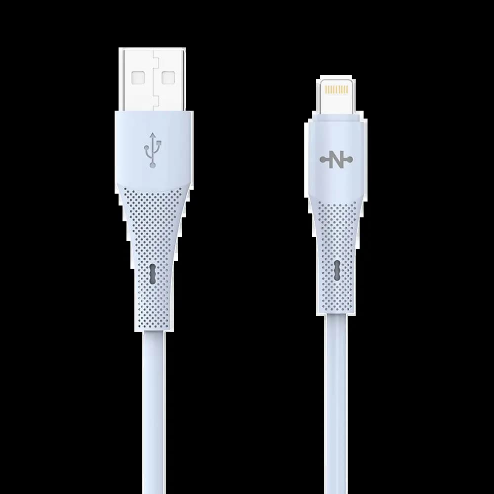 Câble Data USB vers Lightning CONNECT 10W (1m) Bleu