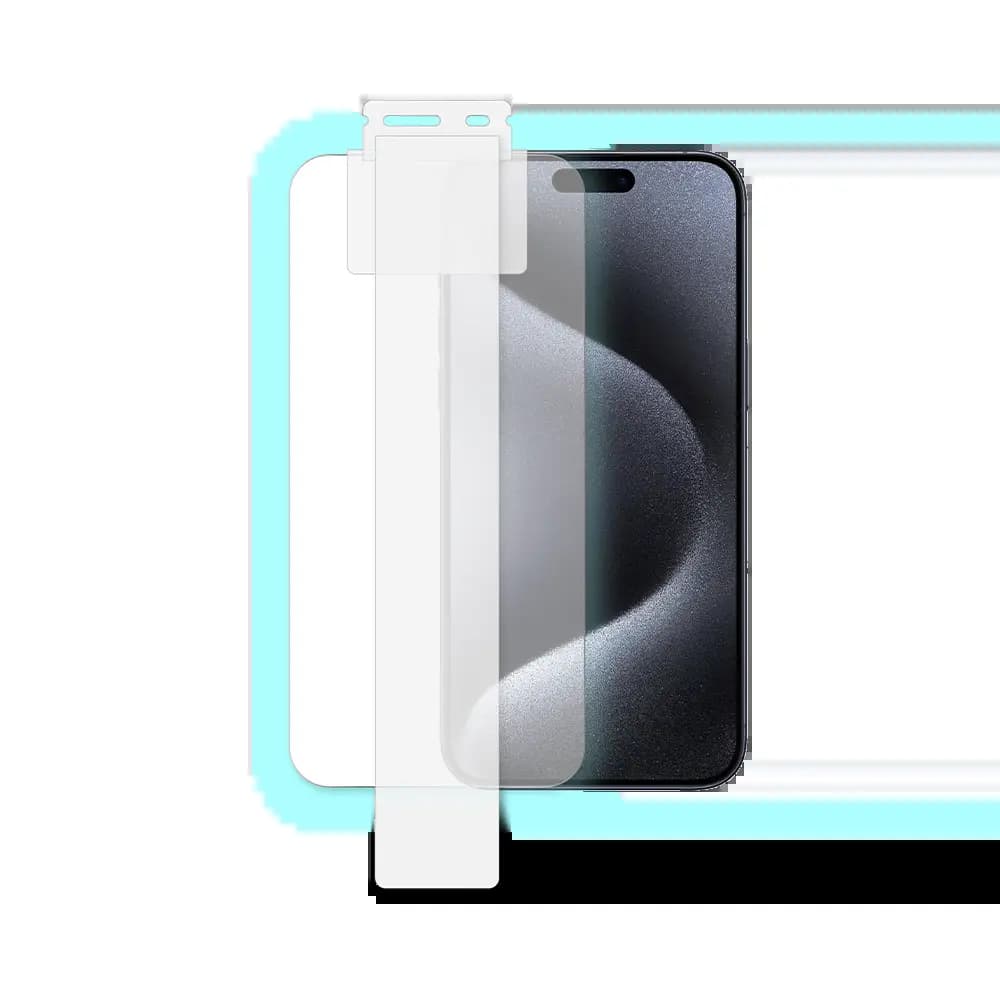 Verre Trempé (x2) avec Applicateur Installation Facile PROTECT pour Apple iPhone 15 Pro Max