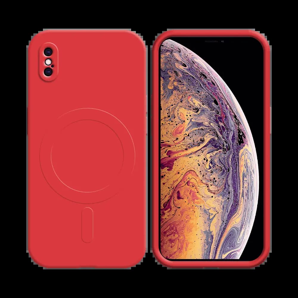 Coque de Protection PROTECT pour Apple iPhone X & iPhone XS MagSafe Rouge