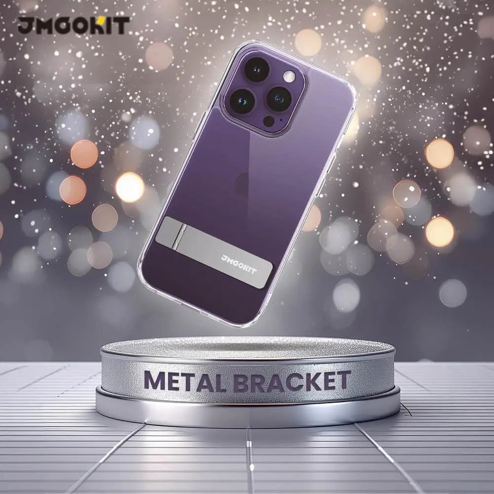 Coque de Protection JMGOKIT pour Apple iPhone 16 Pro Transparent