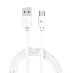 Câble Data USB vers Type-C CONNECT (1m) Blanc