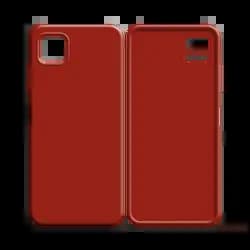 Coque Silicone Compatible pour Samsung Galaxy A22 Rouge